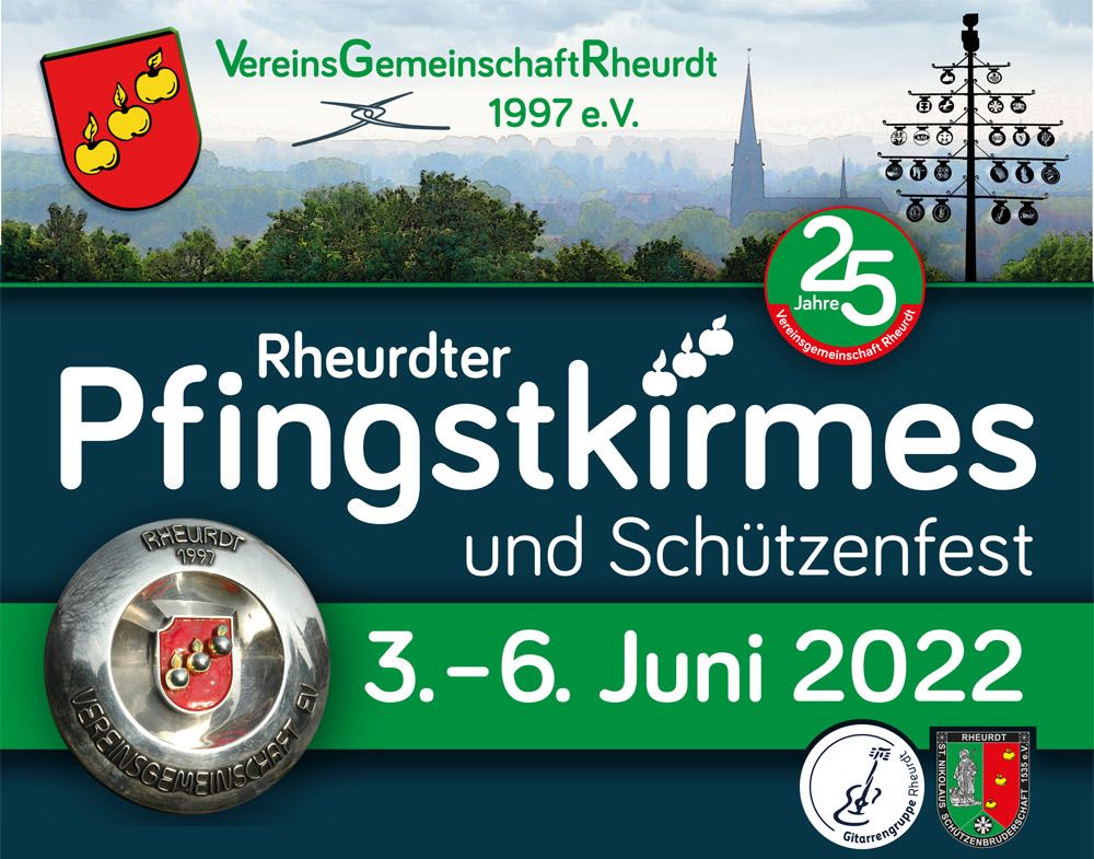 Plakat beschn VG Rheurdt Kirmes 2022